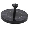 Solar Water Pump 1W 130mm Solar Panel Fountain Pump 30‑50cm