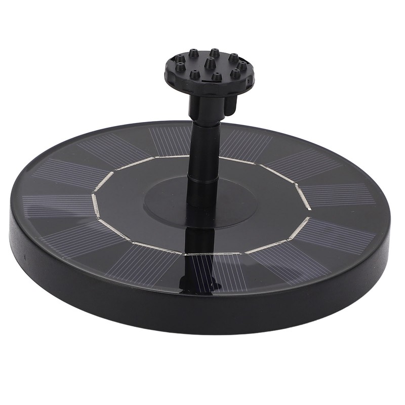Solar Water Pump 1W 130mm Solar Panel Fountain Pump 30‑50cm