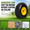 Taifa 15x6.00-6 Pneumatic Tire and Wheel Assembly, 4-Ply Tubeless NHS