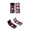 car-king888 ABS Black Front Bumper Insert Cover Decorate Trim For