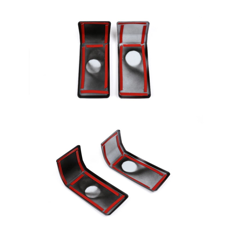 car-king888 ABS Black Front Bumper Insert Cover Decorate Trim For
