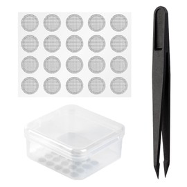 20 Pcs/Set Silver Mesh, CCZ SN20 Earbuds Dust-Proof Filter Mesh Replacement for KZ CCZ KBEAR TRI CCA IEMS, in Ear Monitor Headphones and Earphones 4.0mm 4.2mm 4.5mm 4.7mm 5.0mm (4.7mm)