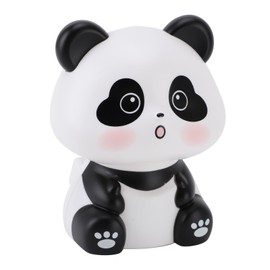 Solar Bobblehead Figures, Panda Car Accessories Welcoming Animal Sculpture Ornament Solar Nodding Panda Figurine Decorative Car Bobblehead for Car Dashboard Home Restaurant