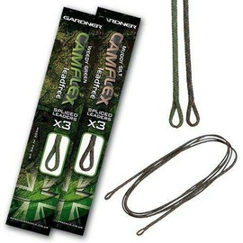 Gardner Tackle Ready Tied Camflex Leadfree Leaders - Carp Coarse Fishing Line