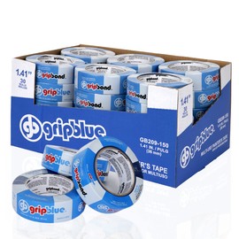 Blue Painters Tape 1.5 inch Wide (30 Rolls - 1.41in x 60yds), Blue Masking Tape for Painting Walls - Multi-Surface, Sharp Line, Residue-Free