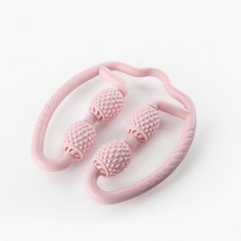 Handle Roller Massage Equipment Calf Massage Abdomen Thigh Forearm Horse Training Jigi Support exercise pink