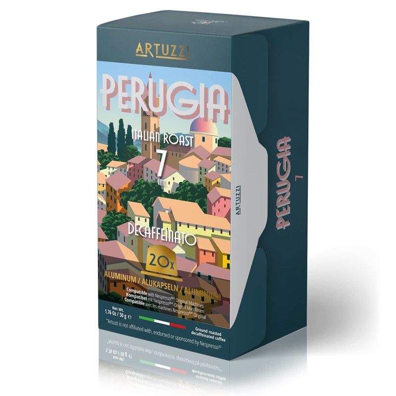 Artuzzi 120ct Decaf Espresso Pods For Nespresso Compatible Capsules Machines