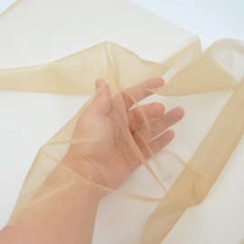 YTBYT 1/4 Yard Swiss Lace Net Wig Lace for Wig Making Foundation Wigs Closure Accessories (Blonde)