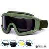 VEWOE Airsoft Tactical Goggles Anti-fog Military Glasses with 3Interchangable Lens,