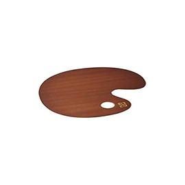 TALENS Oval Painted Wooden Pallet 24.7 x 34.5 cm