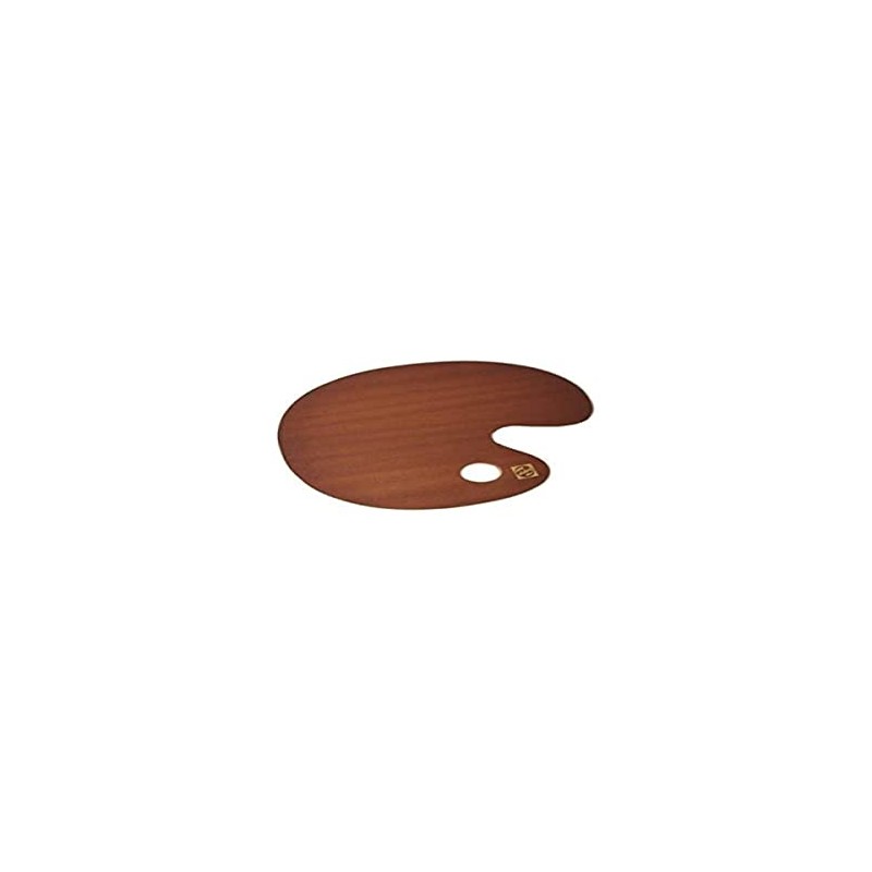 TALENS Oval Painted Wooden Pallet 24.7 x 34.5 cm