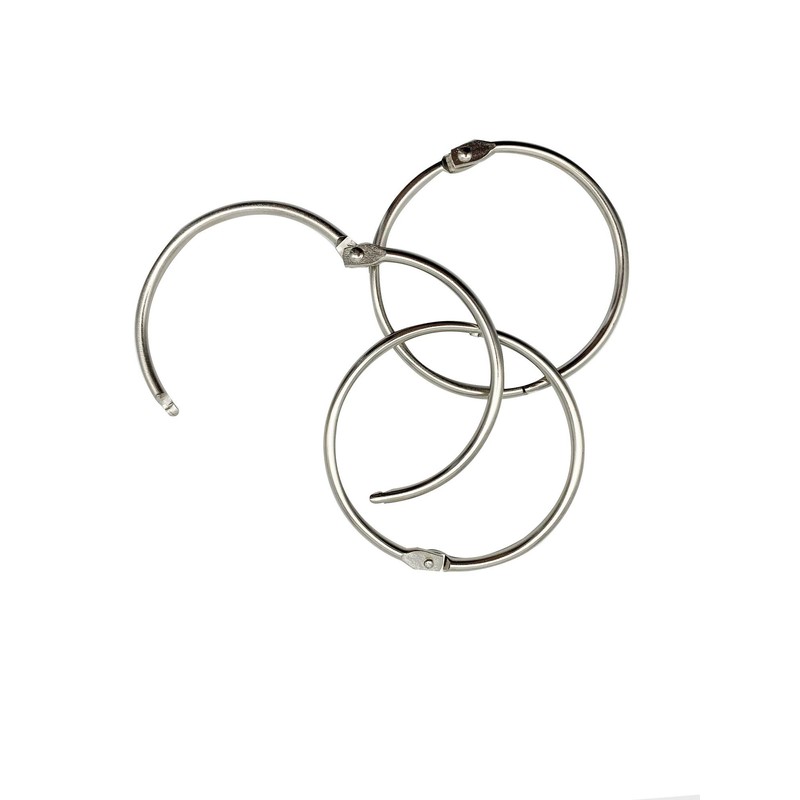 KTOJOY 2 Inch (15 Pack) Loose Leaf Binder Book Rings,