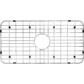 Sink Protector for Kitchen Sink,Large Sink Rack,25.1"X 12.8",Stainless Steel Sink Grid for Bottom of Sink,Metal Sink Grate with Centered Drain for Single Bowl,1 pack