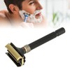 Double Edge Safety Trimmer Reusable Slip Resistant Metal Men Safety