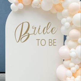 VANGNING Bride to Be Bridal Shower Party Decal - Bridal Shower Party Decorations Decor,Bridal Shower Party Decal for Sign and Backdrop (Bride to Be Decal)