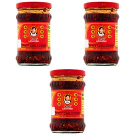 老干妈香辣脆油辣椒 Lao Gan Ma Spicy Chili Crisp 7.41 oz (Pack of 2) Set of 3