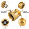 Vacuum Breaker Hose Bib Backflow Preventer, 3/4 Inch, Anti-Siphon Vacuum