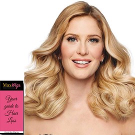 12" Heat Friendly Hair Extension Color R22 SWEDISH BLONDE - Hairdo Wigs 1 pc Clip In Tru2Life Synthetic Full Volume Loose Waves Texture Sixteen Long Bundle MaxWigs Hairloss Booklet