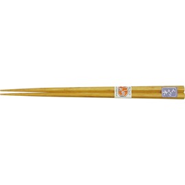 AM-MJ039 Dishwasher Safe Ended Corner Octagonal Wooden Chopsticks, Chestnut, 8.5 inches (21.5 cm), Set of 2 Pairs