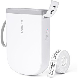 Niimbot D11-H Label Maker with Tape, Portable Wireless Connection Label Printer, Multiple Templates for Office and Home Organization Printing Machine QR Codes Barcodes Graphics:_Black