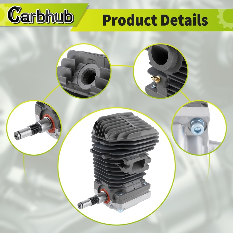 Carbhub 42.5mm Cylinder Assembly for STIHL 023 025 MS230 MS250