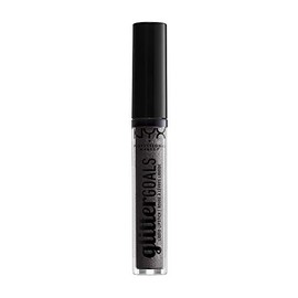 NYX PROFESSIONAL MAKEUP Glitter Goals Liquid Lipstick - Alienated (Deep Grey With Silver Glitter)