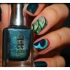 "Handmade" Peacock Feather Nail Art Stickers Transfers Decals Set of