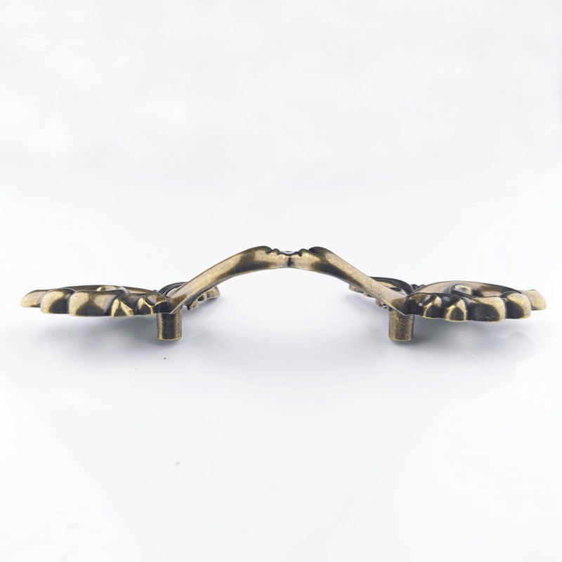 MuDuJia 4-Pack 2.5" Vintage Look Drawer Pull Antique Bronze Cabinet