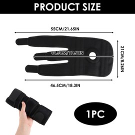 Knee Wraps Compression Knee Sleeve with Spring Support and Patella Pad, Breathable Anti-Slip Knee Brace for Running Training Gym Cycling