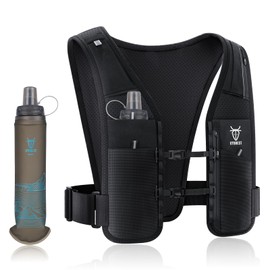 UTOBEST Running Vest Reflective Hydration Backpack with 500ml Water Bottles
