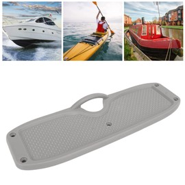 Transom Mounting Plate, Lightweight Tough Widely Used Outboard Engine Bracket PVC for Rubber Dinghy (Grey)