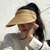 VASANA Sun Visor Hats for Women Foldable Straw Visor Hat