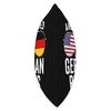 American Raised With German Roots USA Germany Flag Throw Pillow
