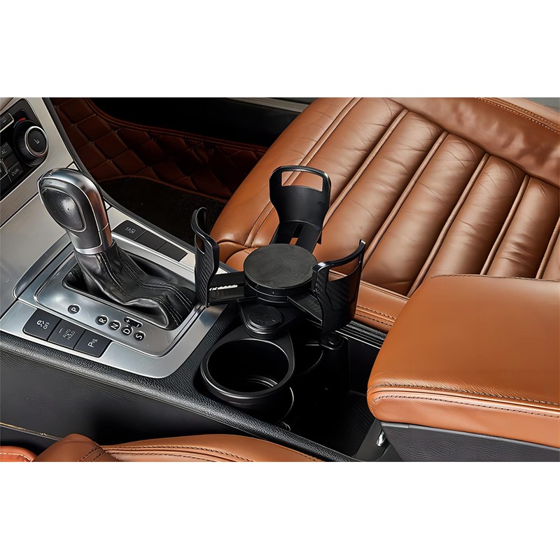 Car Cup Holder with Extended Cup Diameter 8.5-15cm Slide Holder