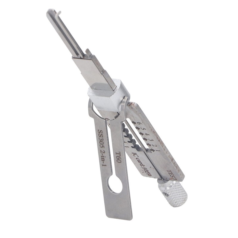 2 in 1 Decoder Tool Hook and Pickup Set Stainless