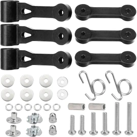 Bagger Hood/Chute Latch Assembly Kit - for Replacemen Craftsman Bagger Parts 109808X Chute Latch 532109808X 160793, Also for Husqvarna 532160793 160793 723-0383 532109808 Mower Bagger Hood Latch.
