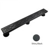 Neodrain 24 in Rectangular Linear Shower Drain with Brickwork Pattern