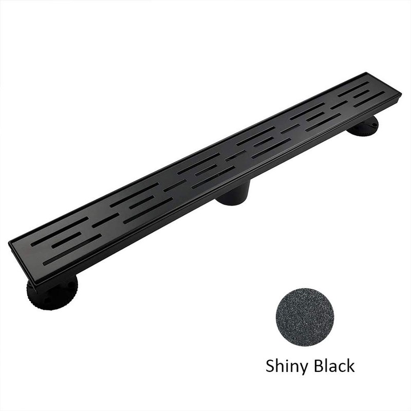 Neodrain 24 in Rectangular Linear Shower Drain with Brickwork Pattern