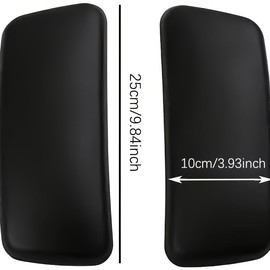 Replacement Arm Pad Caps for Haworth Zody Office Chair - 1 Pair, Black/Gray Options (Black, Pair, 1)