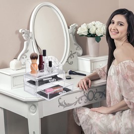 OSALADI 1pc Box Cosmetic Storage Box Jewelry Display Case Cosmetic Organizer Bracelet Holder Case Jewelry Organizer for Drawer Makeup Organizer for Drawer Small Trash Box