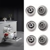 WEZCHUGHAOL 8Pcs Dishwasher Lower Rack Wheel Replacement, Compatible with Brands