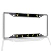 Fastasticdeals Metal Insert License Plate Frame Squirrel D Weatherproof Car