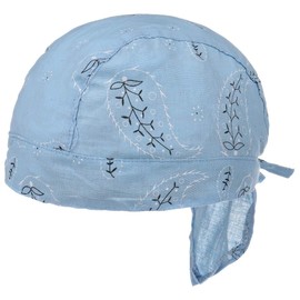 Lipodo Classic Pattern Children's Bandana – Bandana – 51-55 cm – Cotton Headscarf spring/summer – summer Bandana - light blue