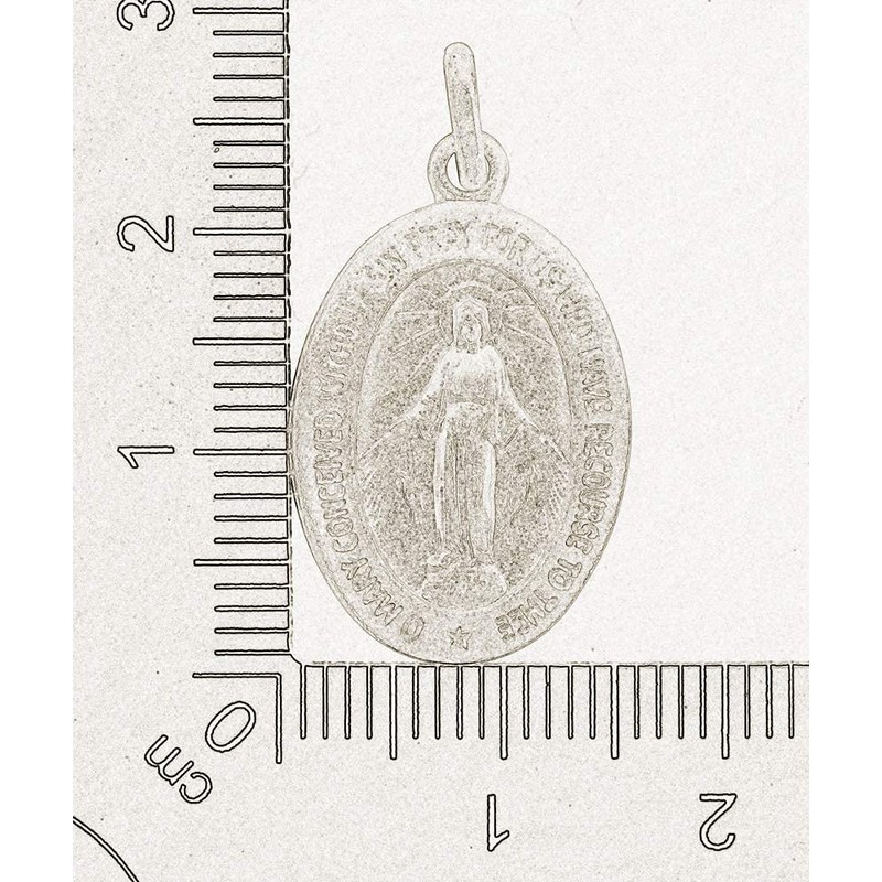 925 Silver Pendant Holy Mary