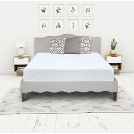 Irvine Home Collection Full Size 8-Inch, Cooling Gel Memory Foam Mattress, Medium Firm Feel, Breathable, Cool Sleep and Pressure Relief, CertiPUR-US Certified, Temperature Balanced