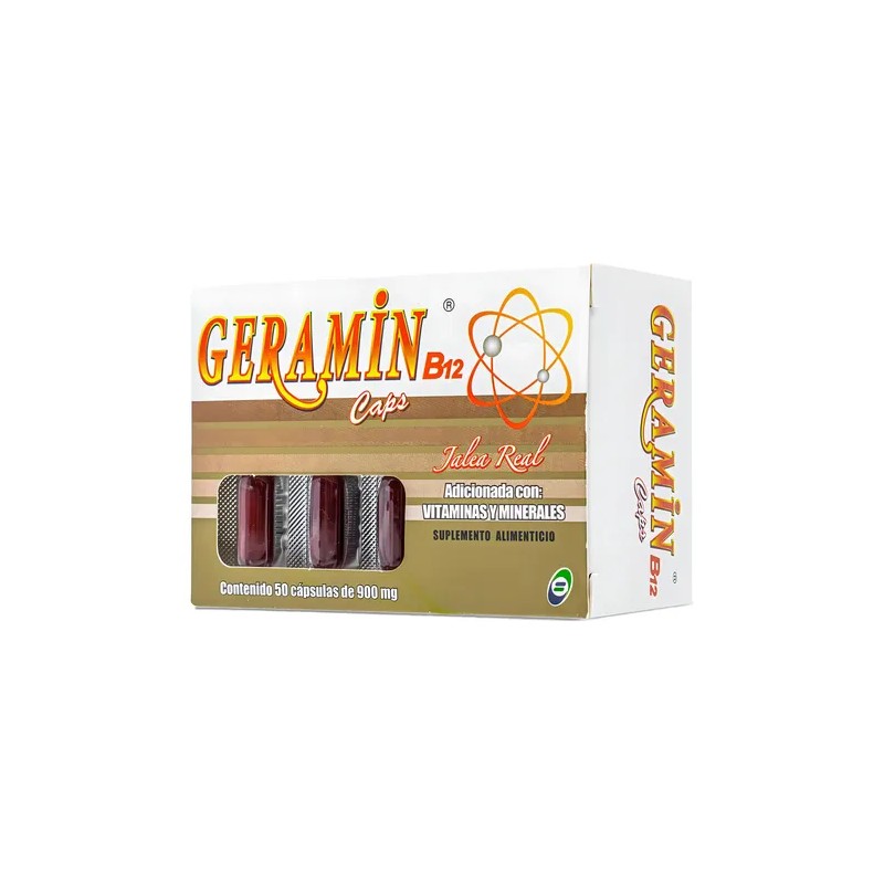 Geramin B12 Jalea Real Adicionada Con Vitamina Y Minerales 5