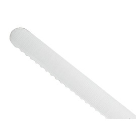 Mercer Culinary Millennia Colors 8-Inch Offset Wavy Edge Bread Knife, Green