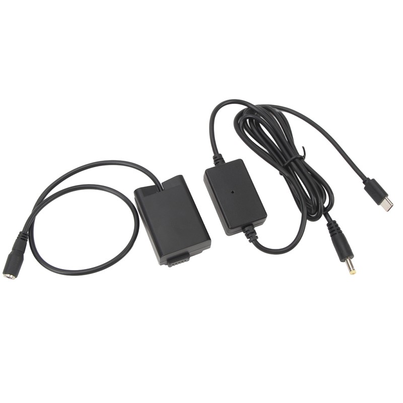 Camera Dummy Battery Pack USB C Digital External Power Fully