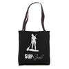 SUP Girl Paddleboard Paddleboarding Stand Up Paddle Board Tote Bag
