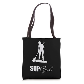 SUP Girl Paddleboard Paddleboarding Stand Up Paddle Board Tote Bag